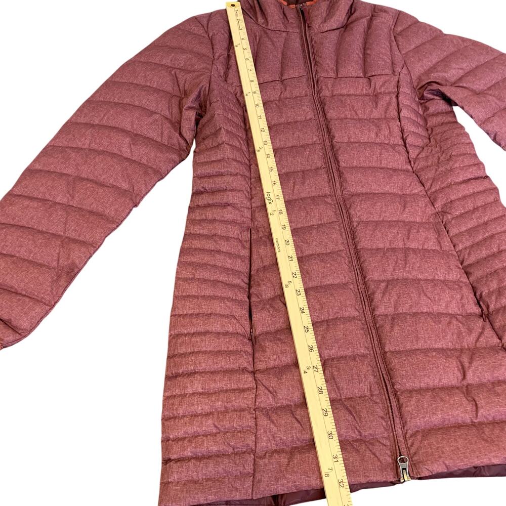 Eddie Bauer Puffer Jacket Down Blend Hooded Long Astoria Women's Size M - Picture 3 of 11